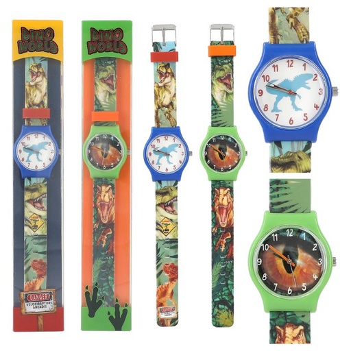 [50212955] RELOJ DINO WORLD PULSERA SILICONA