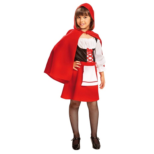 [55220694] DISFRAZ CAPERUCITA ROJA T.5-6