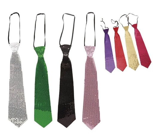 [55222437] CORBATA LENTEJUELAS SURT.