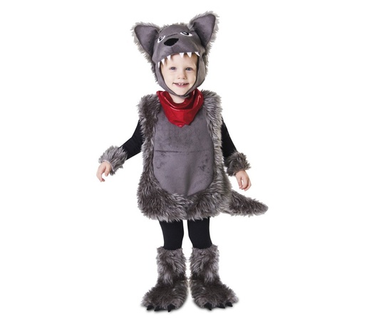 [55223201] DISFRAZ PEQUEÑO LOBO T.3-4