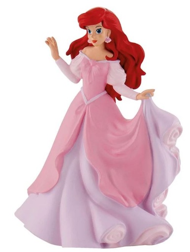 [58512312] FIGURITA ARIEL VESTIDO ROSA