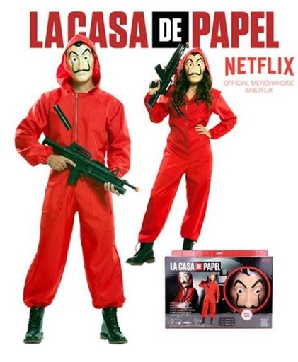 [59513683] DISFRAZ LADRON CASA P.LUXE TXL