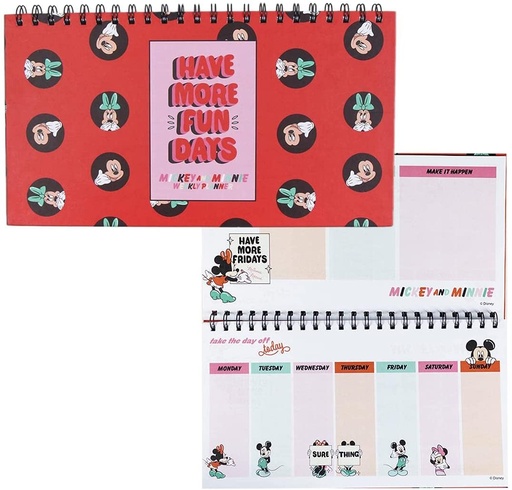 [61058926] PLANIFICADOR SEMANAL MINNIE