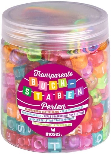 [64538149] SET ABALORIOS LETRAS TRANSP.