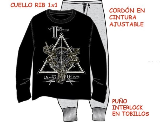 [64924881] PIJAMA HARRY POTTER D.H. T.M