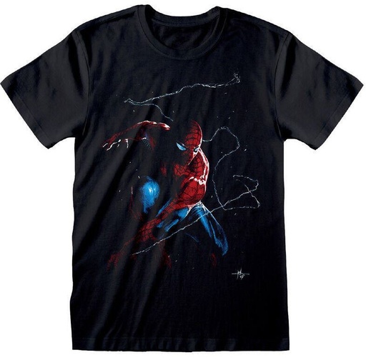 [64971212] CAMISETA SPIDERMAN NEGRA T.12