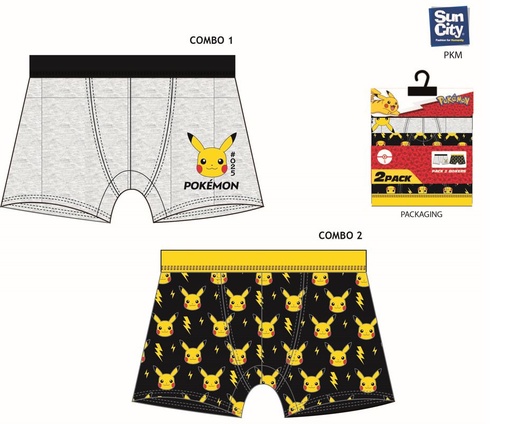 [67815604] BOXERS POKEMON (SET 2) T.XL