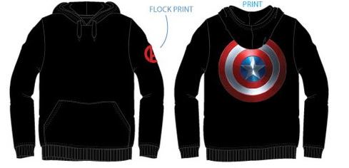 [67816595] SUDADERA AVENGERS NEGRA T.L