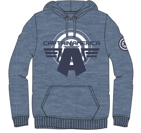 [67857364] SUDADERA CAPITAN AMERICA T.L
