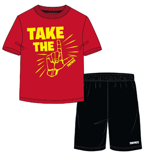 [73270182] PIJAMA FORTNITE ROJO NIÑO