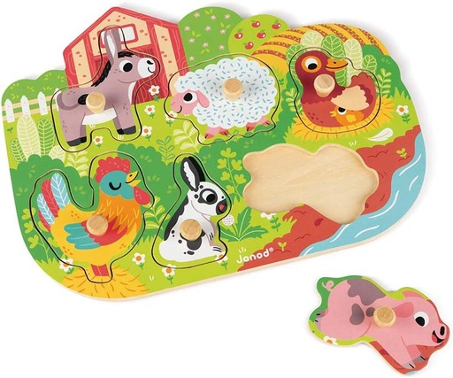 [73537096] PUZZLE ENCAJABLE LA GRANJA