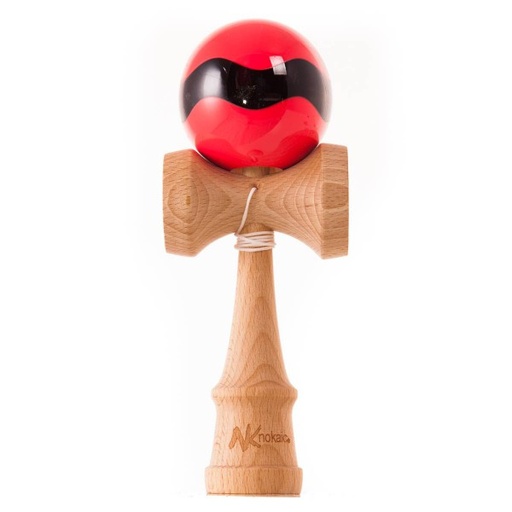 [77769111] KENDAMA ZIG ZAG ROJO/NEGRO