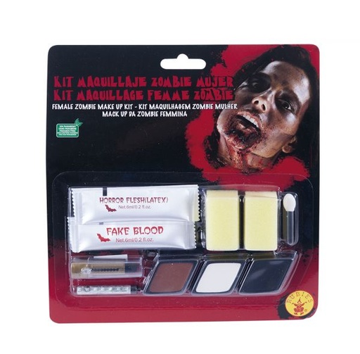 [78933670] KIT MAQUILLAJE ZOMBIE MUJER