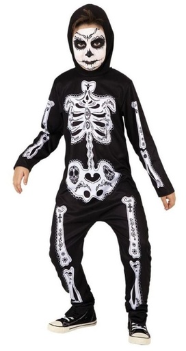 [78986677] DISFRAZ ESQUELETO DIA MUERT.L