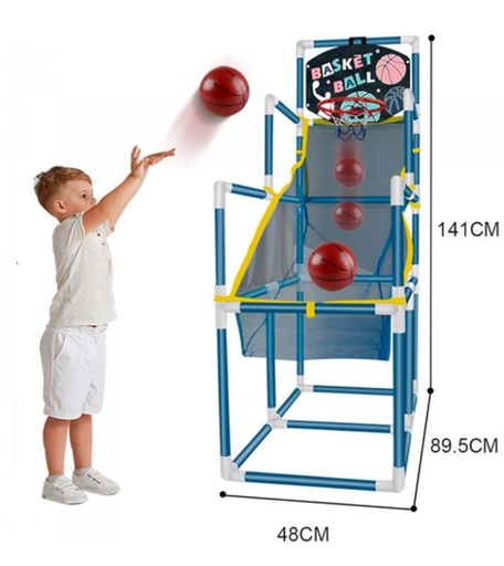 [87825924] JUEGO BASKET C/PELOTA+INFLADOR