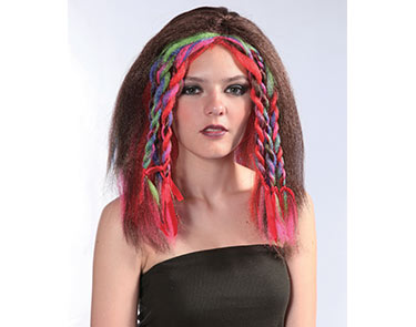 [92769315] PELUCA HIPPIE C/TRENZAS