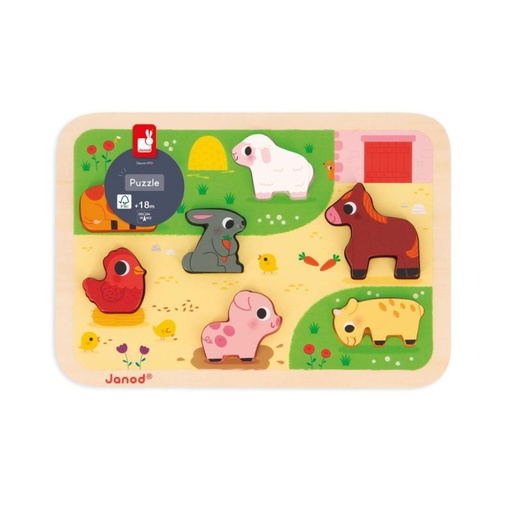 [73537121] PUZZLE DE LA GRANJA CHUNKY