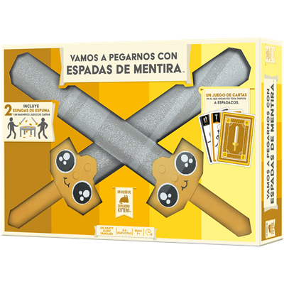 [50304646] JUEGO VAMOS A PEGARNOS CON ESPADAS DE MENTIRA