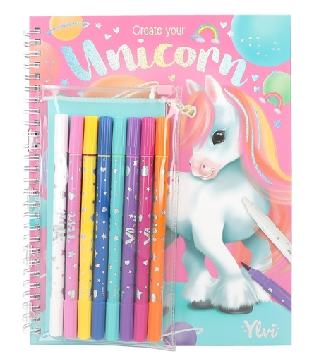 [50212930] LIBRO COLOREAR C/COLORES YLVI