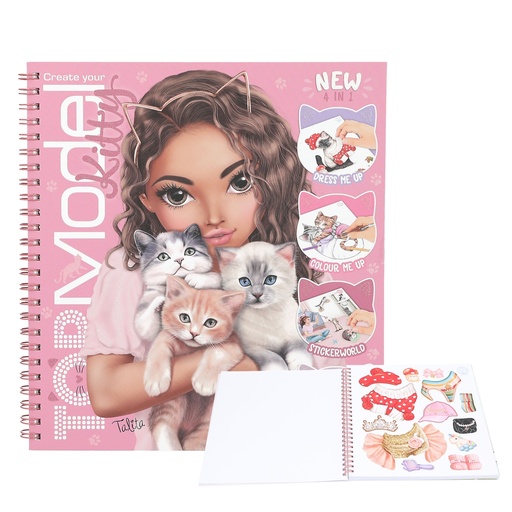 [50213038] CREA TU LIBRO DE COLOREAR KITTY TOP MODEL