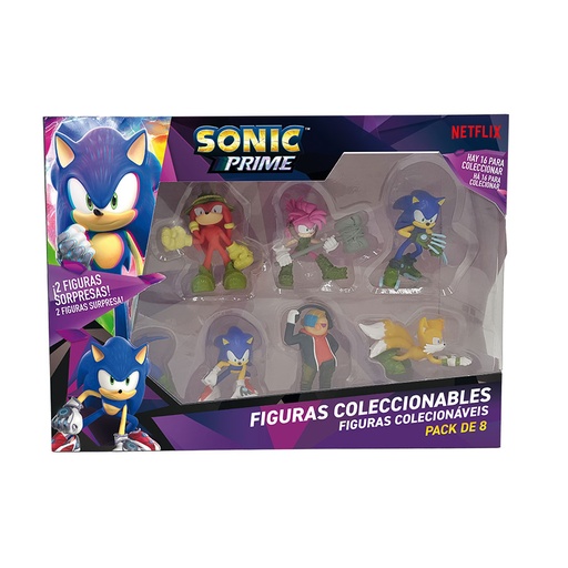 [03502004] SONIC FIGURA SURT.(PACK 8)