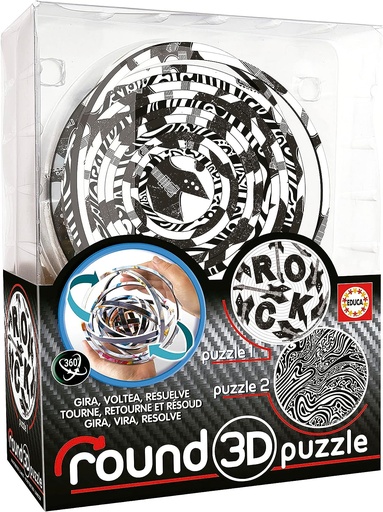 [04019708] PUZZLE ROUND 3D HYPNOTIC