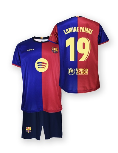 [49800257] CONJUNTO BARÇA 1ºE.LAMINE T.8