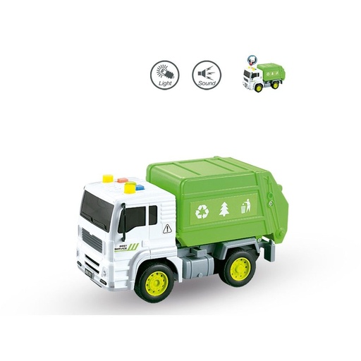 [86100478] CAMION BASURA LUZ/SONIDO 1:20