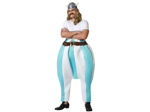 [01872275] DISFRAZ GALO AZUL T.M-L