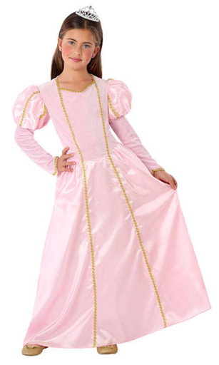 [01898124] DISFRAZ PRINCESA ROSA T.10-12