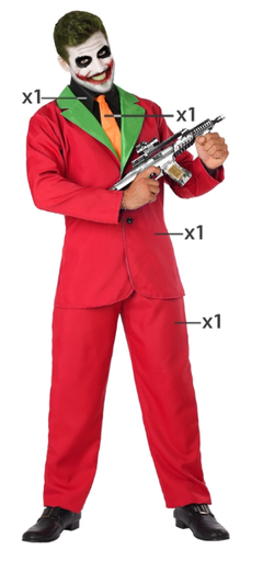 [01867014] DISFRAZ PAYASO HALLOWEEN XS-S