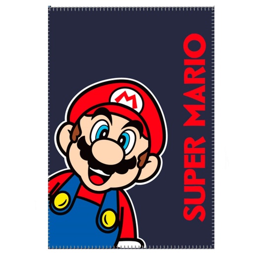 [06331494] MANTA POLAR SUPERMARIO 100x140