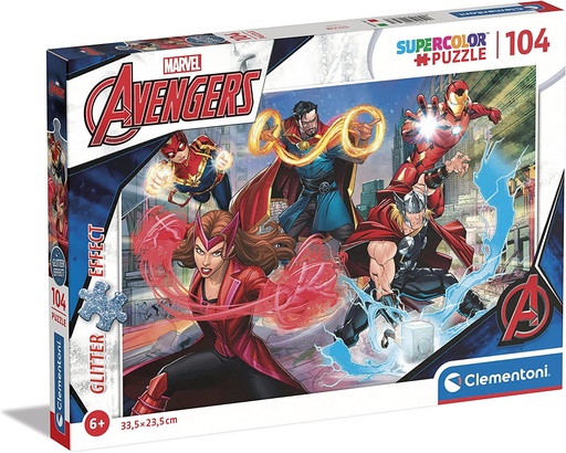[06620347] PUZ. 104 GLITTER AVENGERS