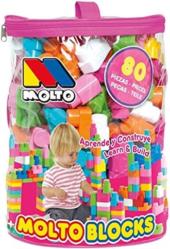 [26513461] BOLSA 80 BLOQUES ROSA