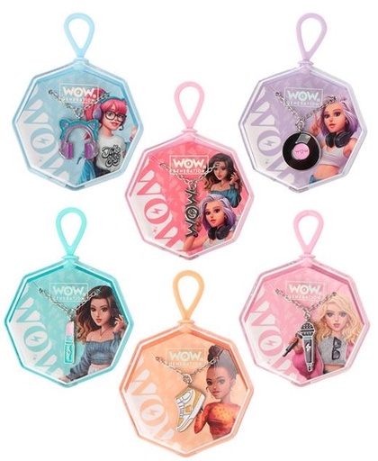 [12486700] COLLARES 6 CHARMS WOW GEN.