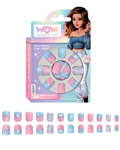 [12486713] UÑAS ADHESIVAS WOW GEN.(24)