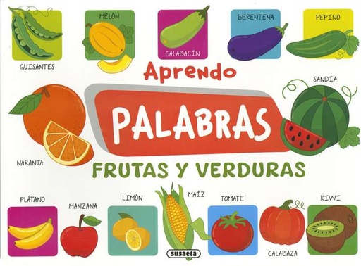 [53584316] APRENDO PALABRAS. FRUTAS Y VERDURAS