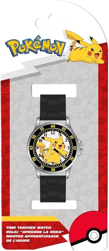 [12489237] RELOJ APRENDE LA HORA POKEMON