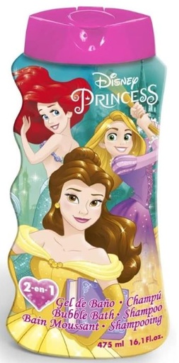 [69601679] GEL/CHAMPU PRINCESAS DISNEY 475 ML.