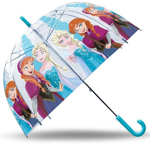 [12487309] PARAGUAS FROZEN TRANSP.46 CM.