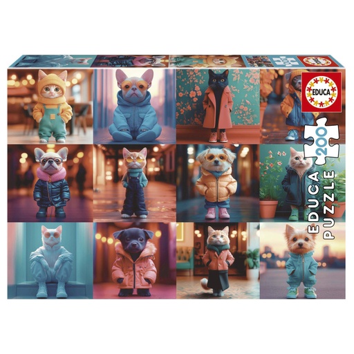 [04020219] PUZ. 200 FASHION ANIMALS