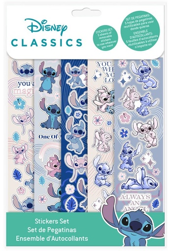 [12487728] SET PAPELERIA STITCH STICKER