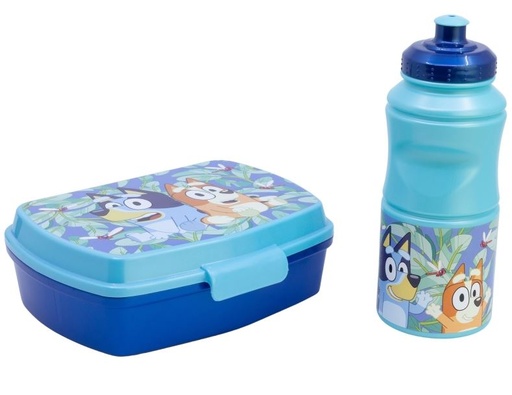 [33550673] BOTELLA+SANDW.RECT.BLUEY 380 ML.