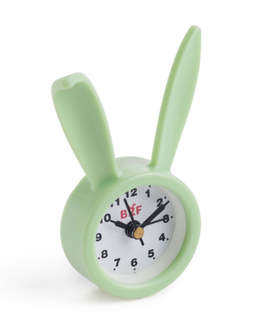 [48413271] RELOJ DESPERTADOR CONEJO VERDE