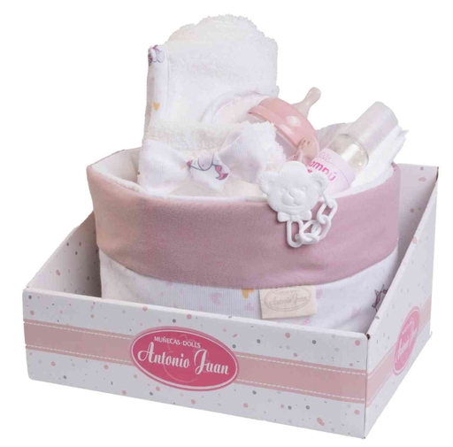 [00492323] CANASTILLA TELA UNICORNIOS