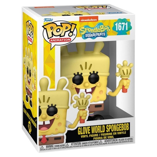 [54375734] POP BOB ESPONJA GLOVE WORLD