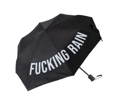 [23773813] PARAGUAS "FUCKING RAIN" NEGRO