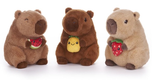 [26849490] CAPIBARA C/FRUTA 30CM. 3 MOD.