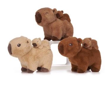 [26849474] CAPIBARA C/BEBE 25CM. 3MOD.
