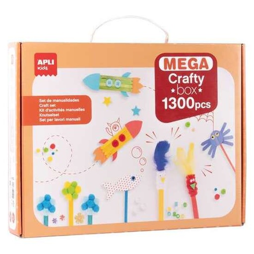 [48420122] MEGA SET MANUALIDADES 1300P.